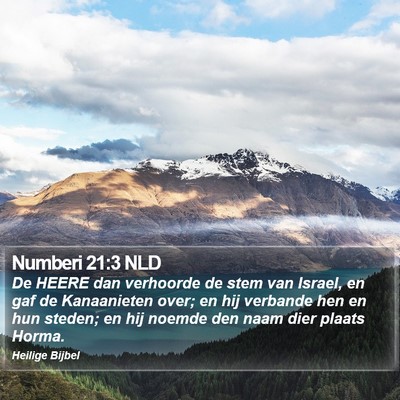Numberi 21:3 NLD Bible Verse Image