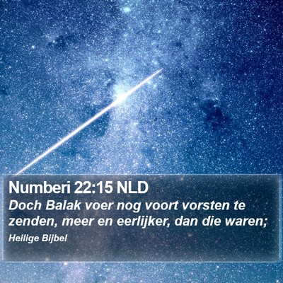 Numberi 22:15 NLD Bible Verse Image