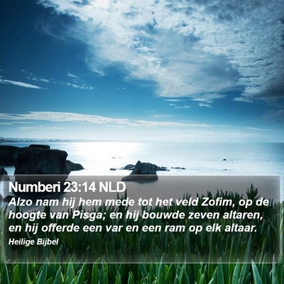 Numberi 23:14 NLD Bible Verse Image