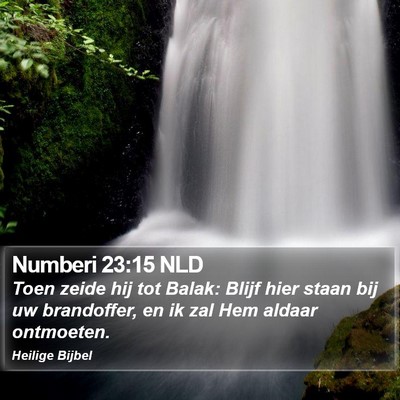 Numberi 23:15 NLD Bible Verse Image