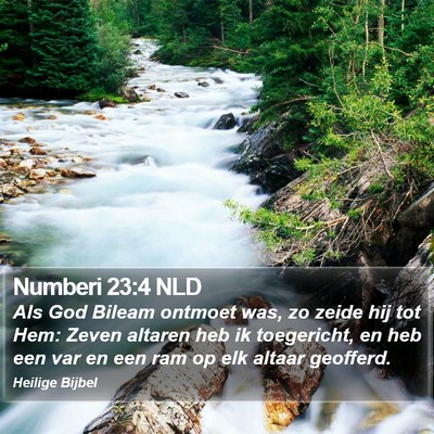 Numberi 23:4 NLD Bible Verse Image