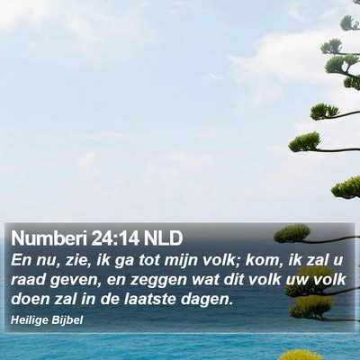 Numberi 24:14 NLD Bible Verse Image