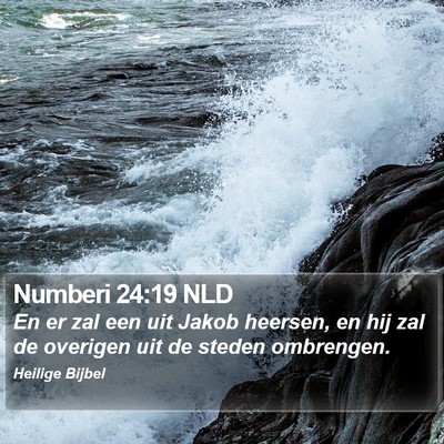 Numberi 24:19 NLD Bible Verse Image