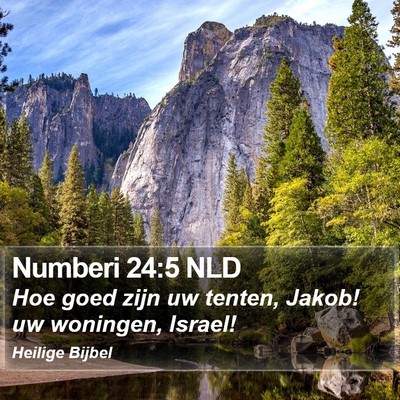 Numberi 24:5 NLD Bible Verse Image