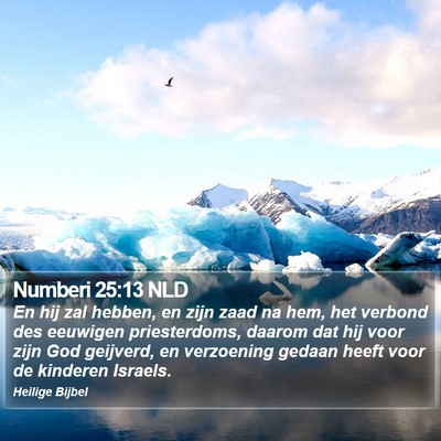 Numberi 25:13 NLD Bible Verse Image