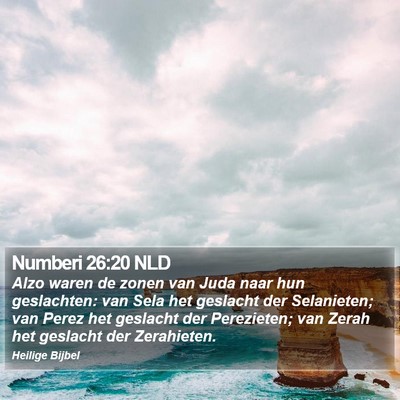 Numberi 26:20 NLD Bible Verse Image