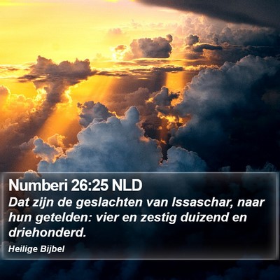 Numberi 26:25 NLD Bible Verse Image