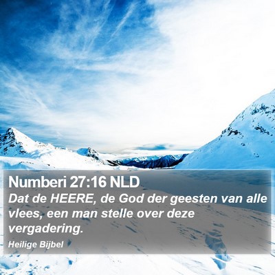 Numberi 27:16 NLD Bible Verse Image