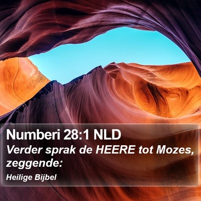 Numberi 28:1 NLD Bible Verse Image