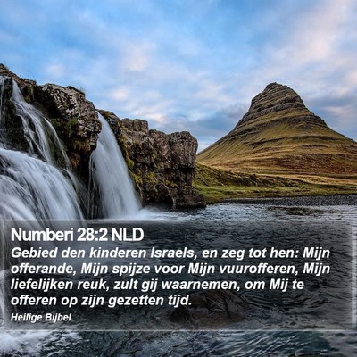Numberi 28:2 NLD Bible Verse Image