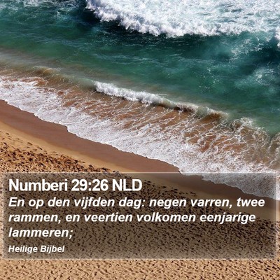 Numberi 29:26 NLD Bible Verse Image