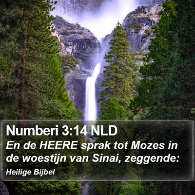 Numberi 3:14 NLD Bible Verse Image