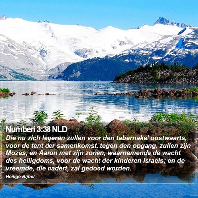 Numberi 3:38 NLD Bible Verse Image