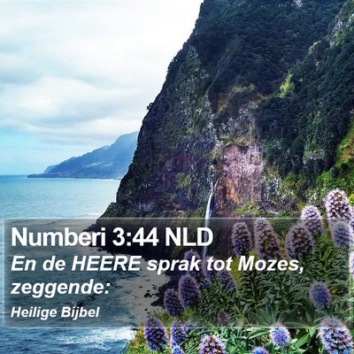Numberi 3:44 NLD Bible Verse Image
