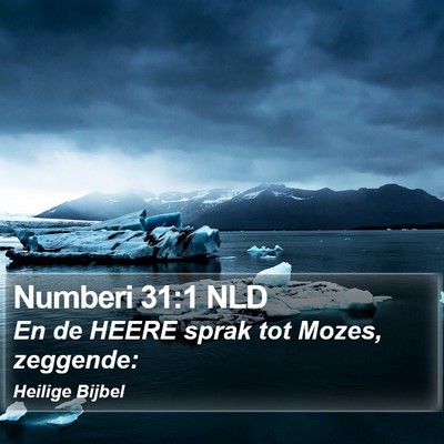 Numberi 31:1 NLD Bible Verse Image