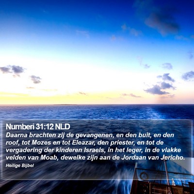 Numberi 31:12 NLD Bible Verse Image