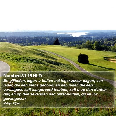 Numberi 31:19 NLD Bible Verse Image