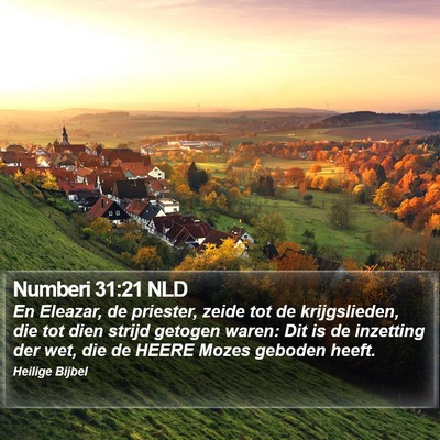 Numberi 31:21 NLD Bible Verse Image