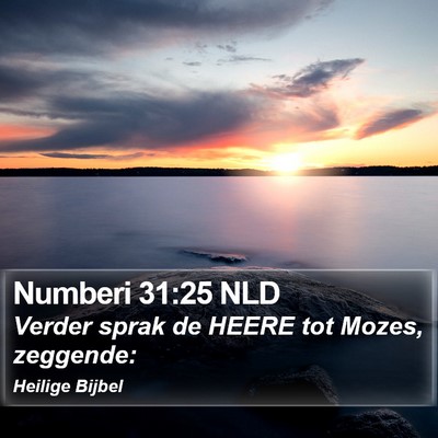 Numberi 31:25 NLD Bible Verse Image
