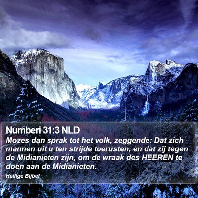 Numberi 31:3 NLD Bible Verse Image