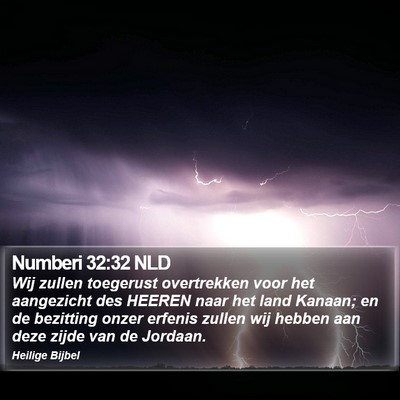 Numberi 32:32 NLD Bible Verse Image