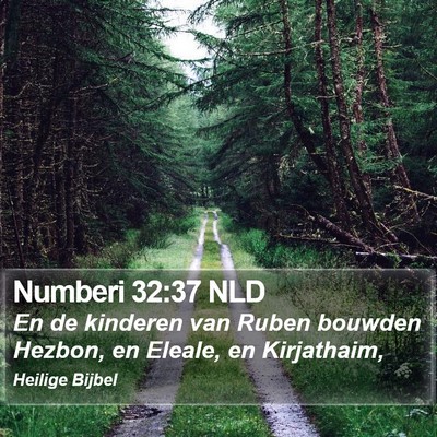 Numberi 32:37 NLD Bible Verse Image