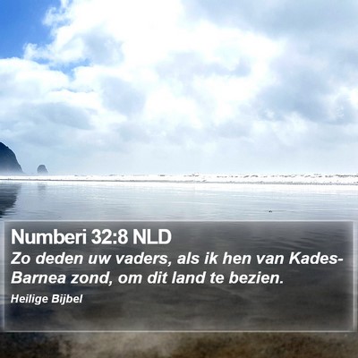 Numberi 32:8 NLD Bible Verse Image