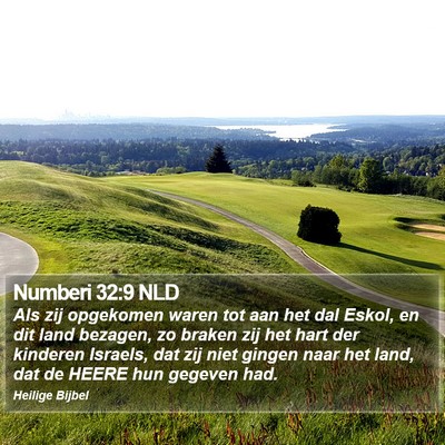 Numberi 32:9 NLD Bible Verse Image
