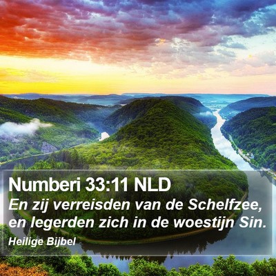 Numberi 33:11 NLD Bible Verse Image