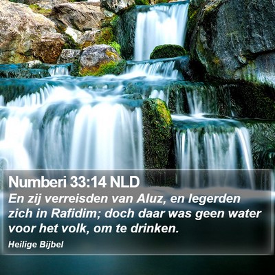 Numberi 33:14 NLD Bible Verse Image
