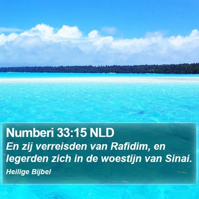 Numberi 33:15 NLD Bible Verse Image