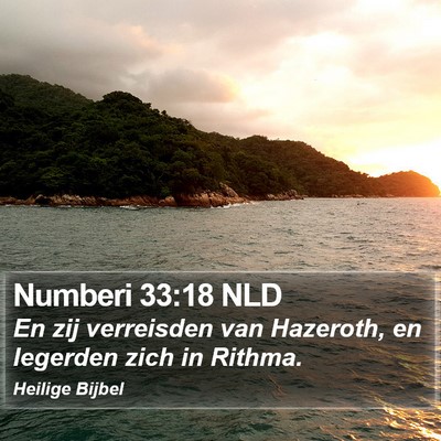 Numberi 33:18 NLD Bible Verse Image