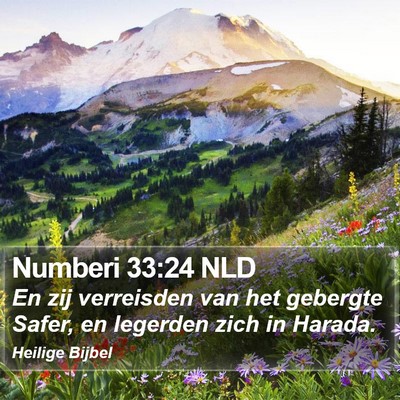 Numberi 33:24 NLD Bible Verse Image
