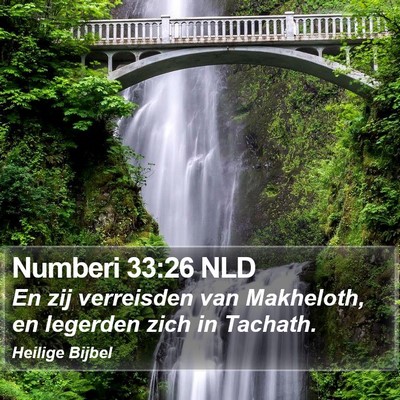 Numberi 33:26 NLD Bible Verse Image