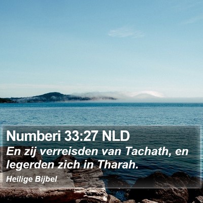 Numberi 33:27 NLD Bible Verse Image