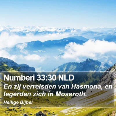 Numberi 33:30 NLD Bible Verse Image