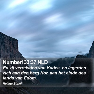 Numberi 33:37 NLD Bible Verse Image