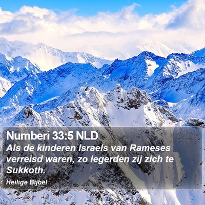 Numberi 33:5 NLD Bible Verse Image