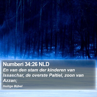 Numberi 34:26 NLD Bible Verse Image