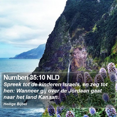 Numberi 35:10 NLD Bible Verse Image