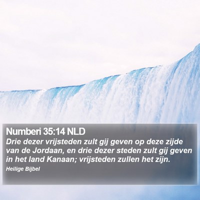 Numberi 35:14 NLD Bible Verse Image