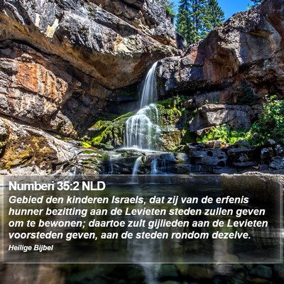 Numberi 35:2 NLD Bible Verse Image