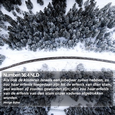 Numberi 36:4 NLD Bible Verse Image