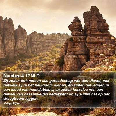 Numberi 4:12 NLD Bible Verse Image