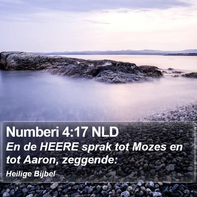 Numberi 4:17 NLD Bible Verse Image