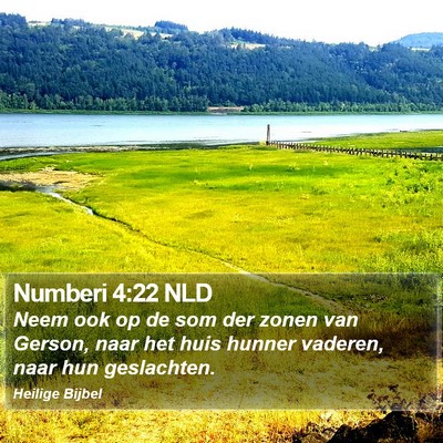 Numberi 4:22 NLD Bible Verse Image