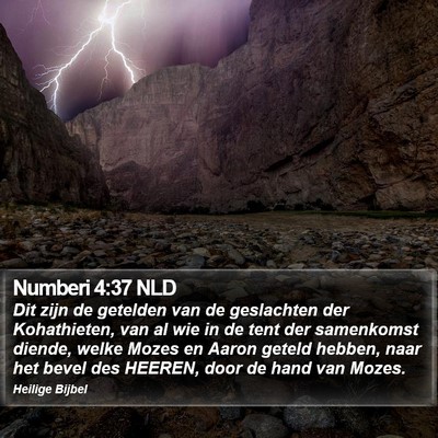 Numberi 4:37 NLD Bible Verse Image