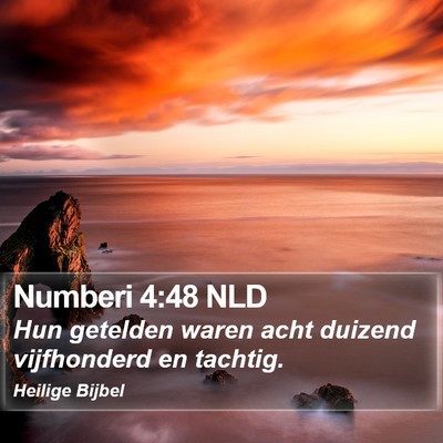 Numberi 4:48 NLD Bible Verse Image
