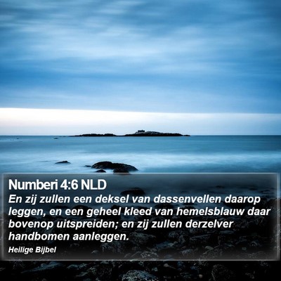 Numberi 4:6 NLD Bible Verse Image