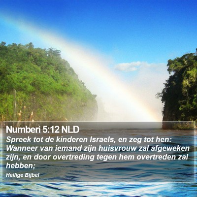 Numberi 5:12 NLD Bible Verse Image